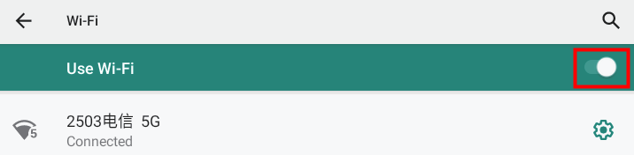 Device Wi-Fi enabled
