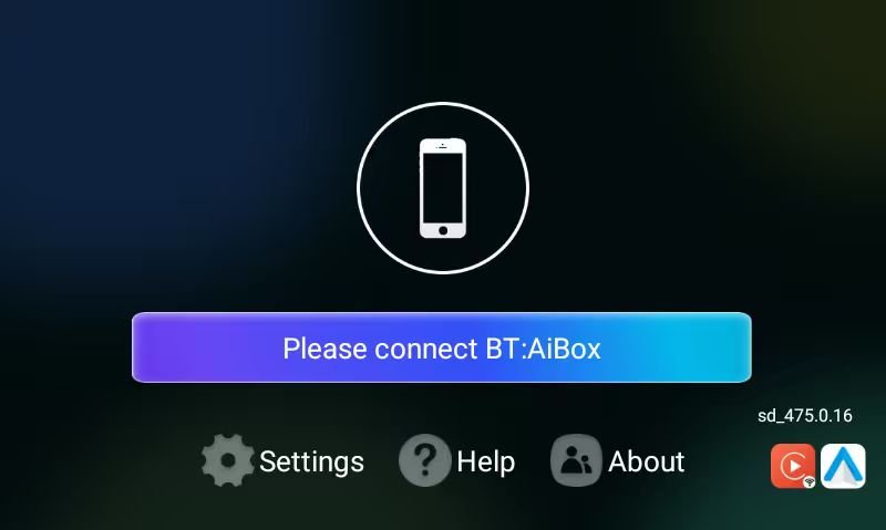 Bluetooth name screen